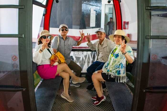 Cáp treo lên đỉnh Bảo Lâm