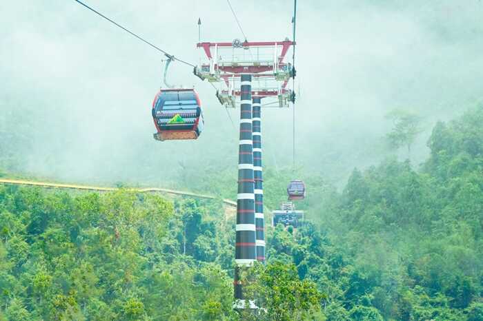Cáp treo lên đỉnh Bảo Lâm