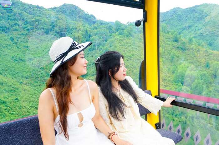 Cáp treo lên đỉnh Bảo Lâm