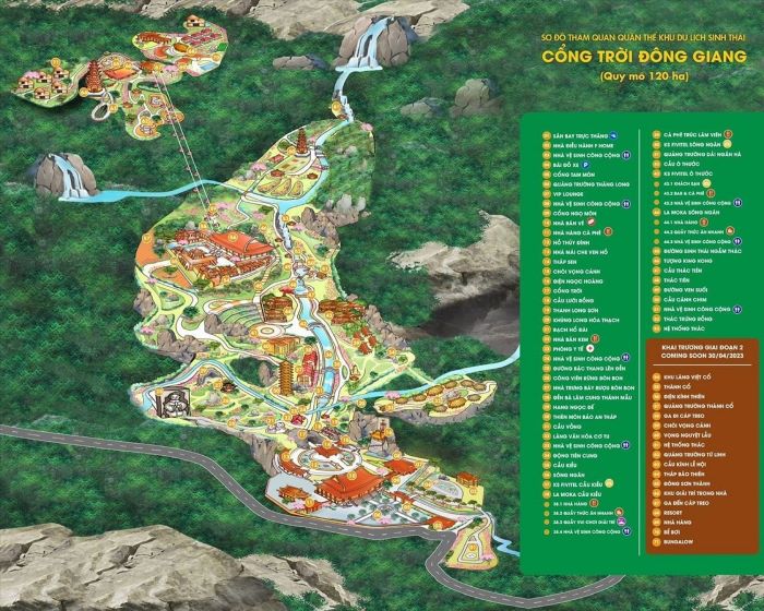 Địa điểm tham quan tại Cổng Trời Đông Giang