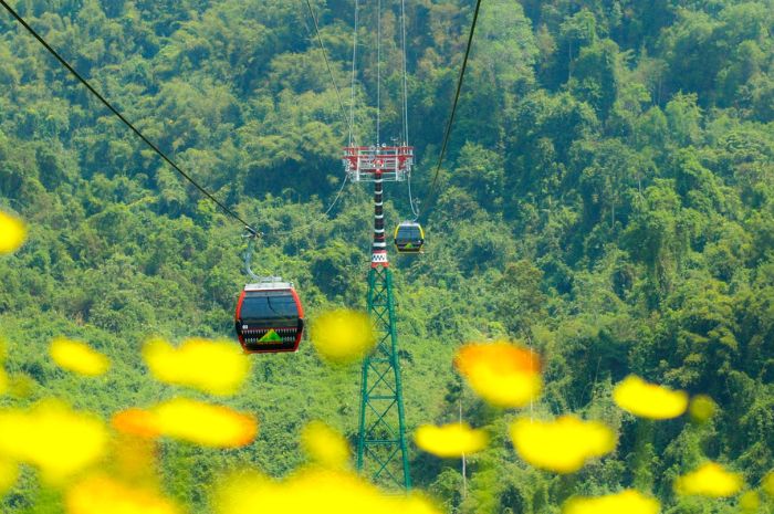 Đường đi đến Công Viên Tình Yêu