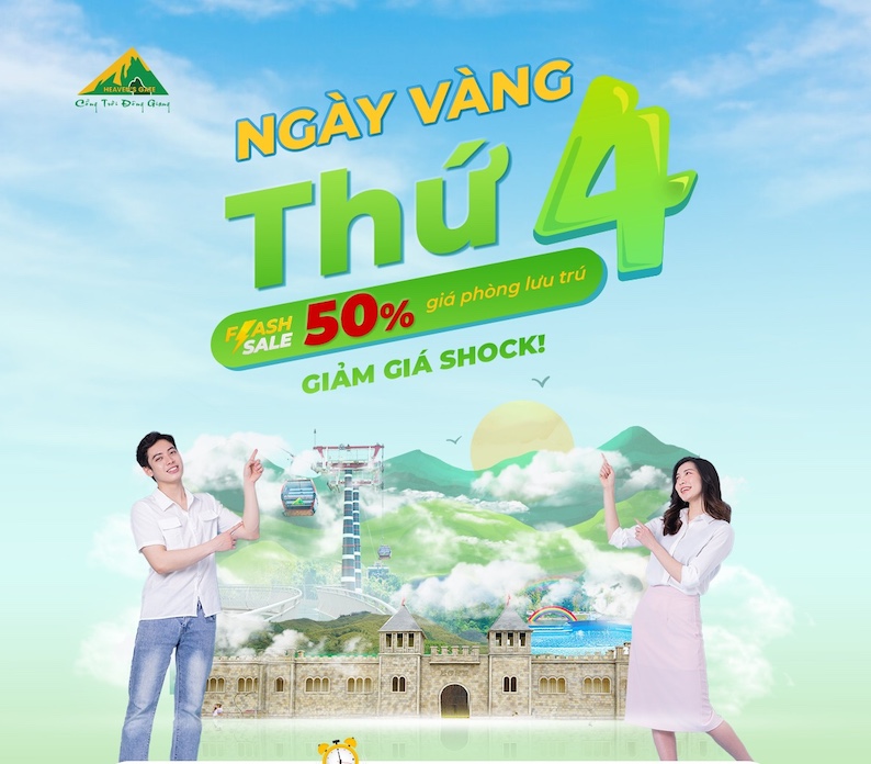 Cổng Trời Đông Giang khuyến mãi