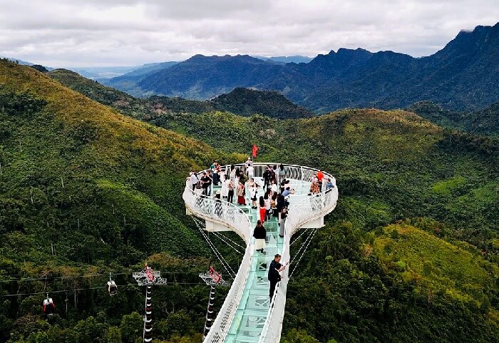 Bản đồ khu du lịch Cổng Trời Đông Giang