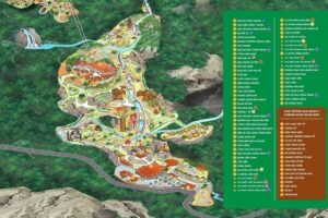 Bản đồ khu du lịch Cổng Trời Đông Giang