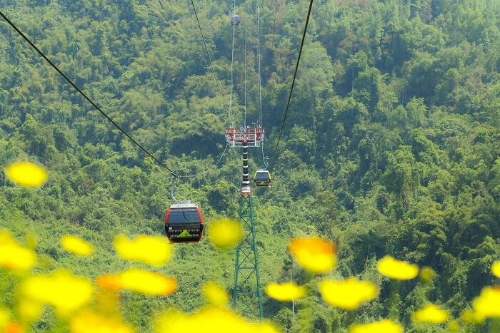 Cáp treo Cổng Trời Đông Giang