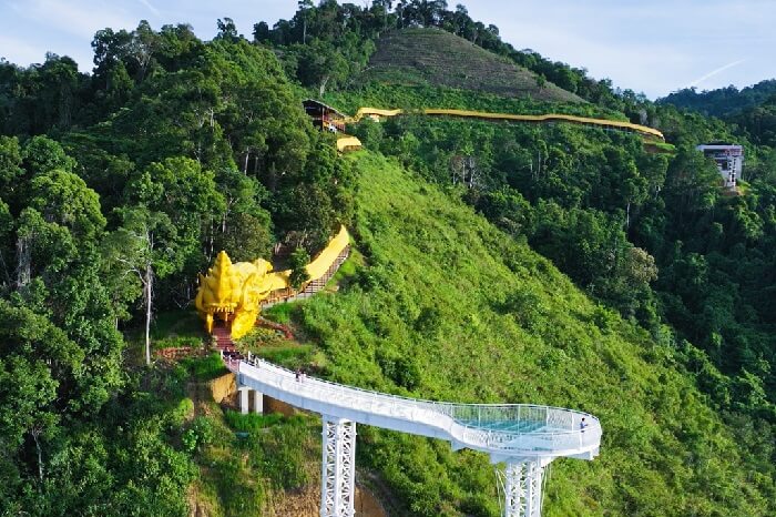 Độ cao Cổng Trời Đông Giang