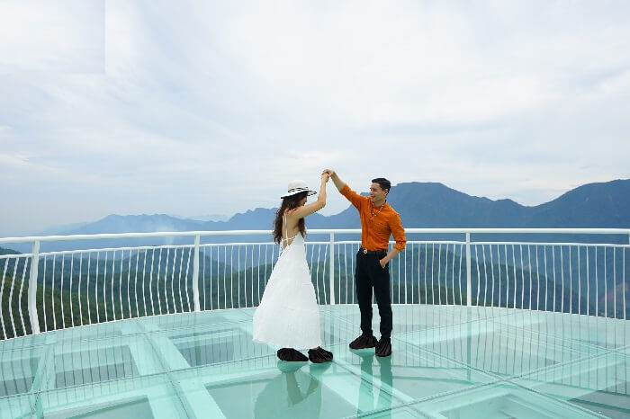 Độ cao Cổng Trời Đông Giang