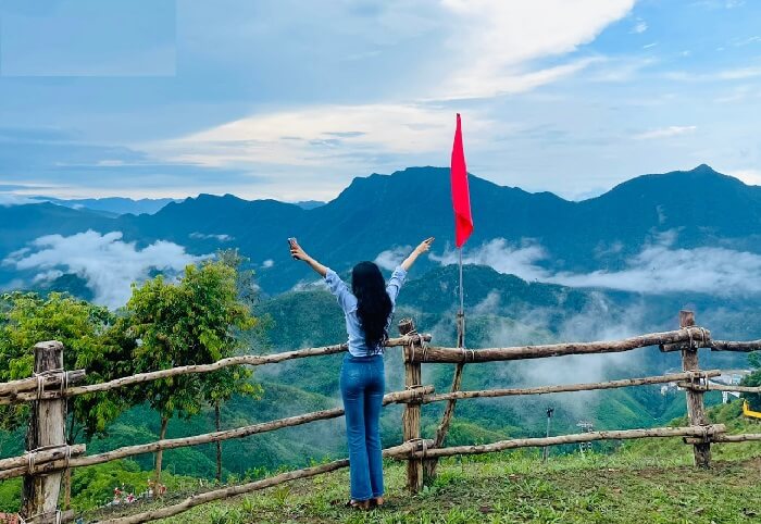 Độ cao Cổng Trời Đông Giang
