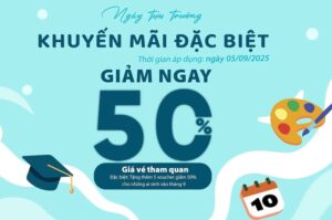 Giảm 50% giá vé ngày 5/9