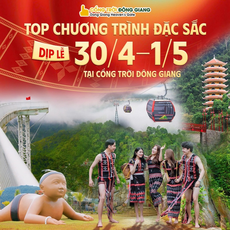 Lễ hội rộn ràng quà ngập tràn tại Cổng Trời Đông Giang