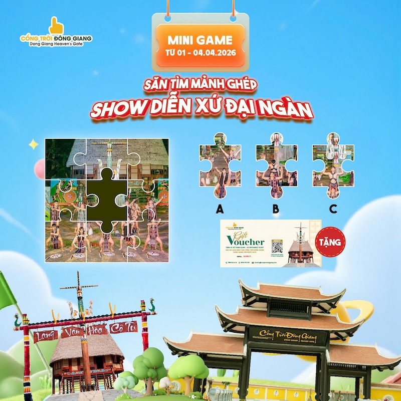 Mini Game tại Cổng Trời Đông Giang